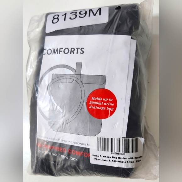 Urine Drainage Bag with Catheter Cover - Inspired Comforts - Picture 3 of 6